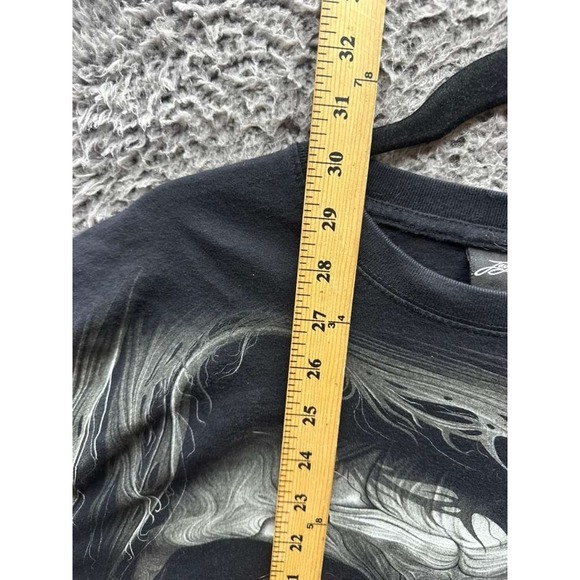 Y2k Jay's Rock Reaper Skull Graphic Print T-Shirt Black Mens Size XL - Picture 8 of 10